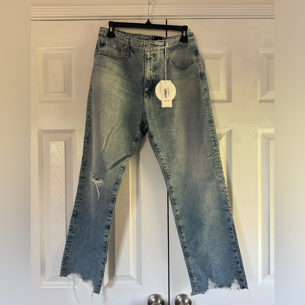 AG The Isabelle high rise straight crop in 90 Hero size 31